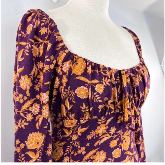 NWOT Floral flounce dress - Picture 4 of 14